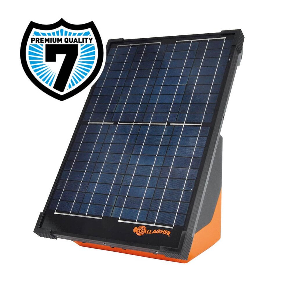 Gallagher Solar Weidezaungerät S200 mit 2 Akkus (12 V)