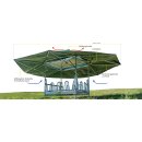 Dach für Klima-Raufe (Profi-Viereckraufen, Großballenraufen) - Patura