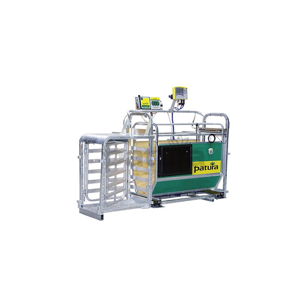 Patura 3-Wege-Wiege & Sortierbox mit Druckluftbetrieb für Schafe